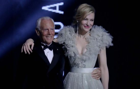 Cate Blanchett honors Giorgio Armani on his 90th birthday